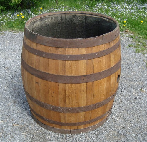 Holzfaß regentonne eichenfaß - holzfaß,
