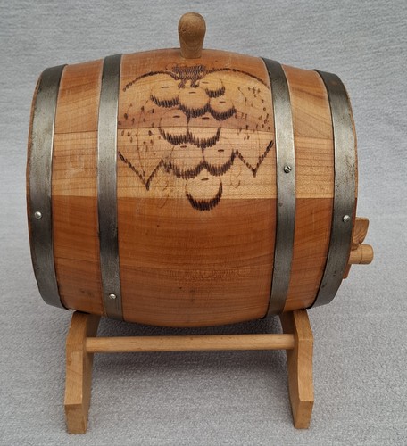 Deko holzfass weinfass mit - holzfass,