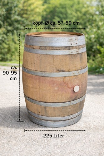 Regentonne holzfass 100 300l - ,