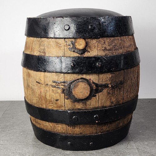 Fasshocker holzfass sitzhocker - holzfass,
